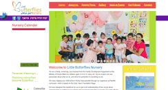Desktop Screenshot of littlebutterfliesnursery.com
